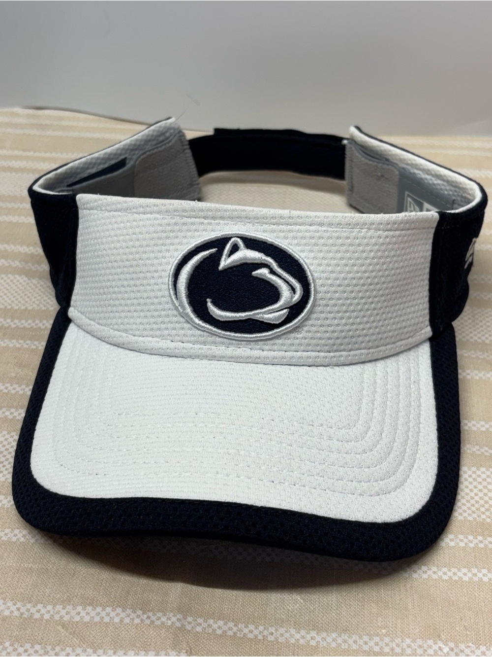 New Era Visor-Penn State Nittany Lions, Navy, Adjustable Closure, One Size